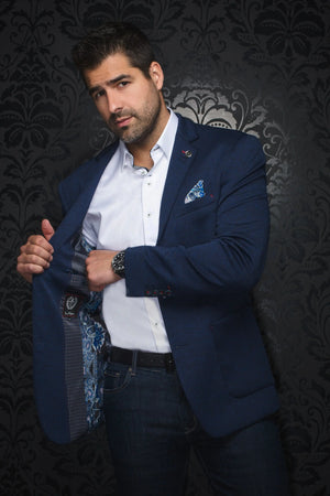 AU NOIR I Blazer I Delon Navy Au Noir