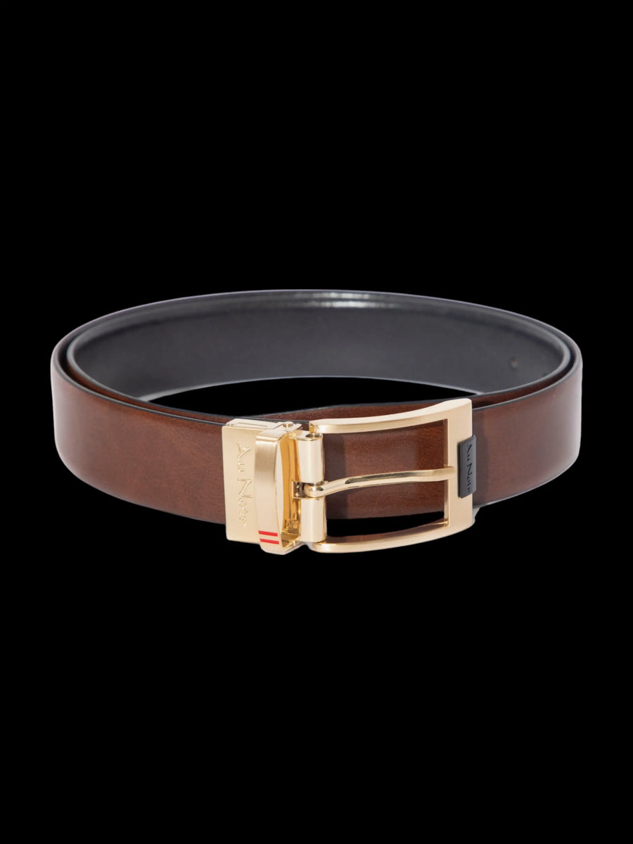 AU NOIR | Belt | Desoto Gold Black/Brown Au Noir