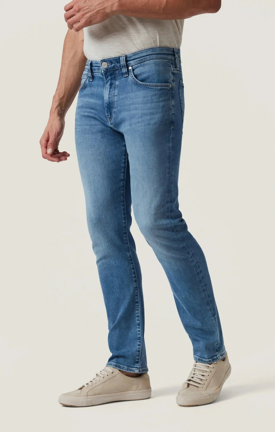34 HERITAGE | Courage Straight Leg Jeans | Mid Brushed Organic Ultra 34 Heritage