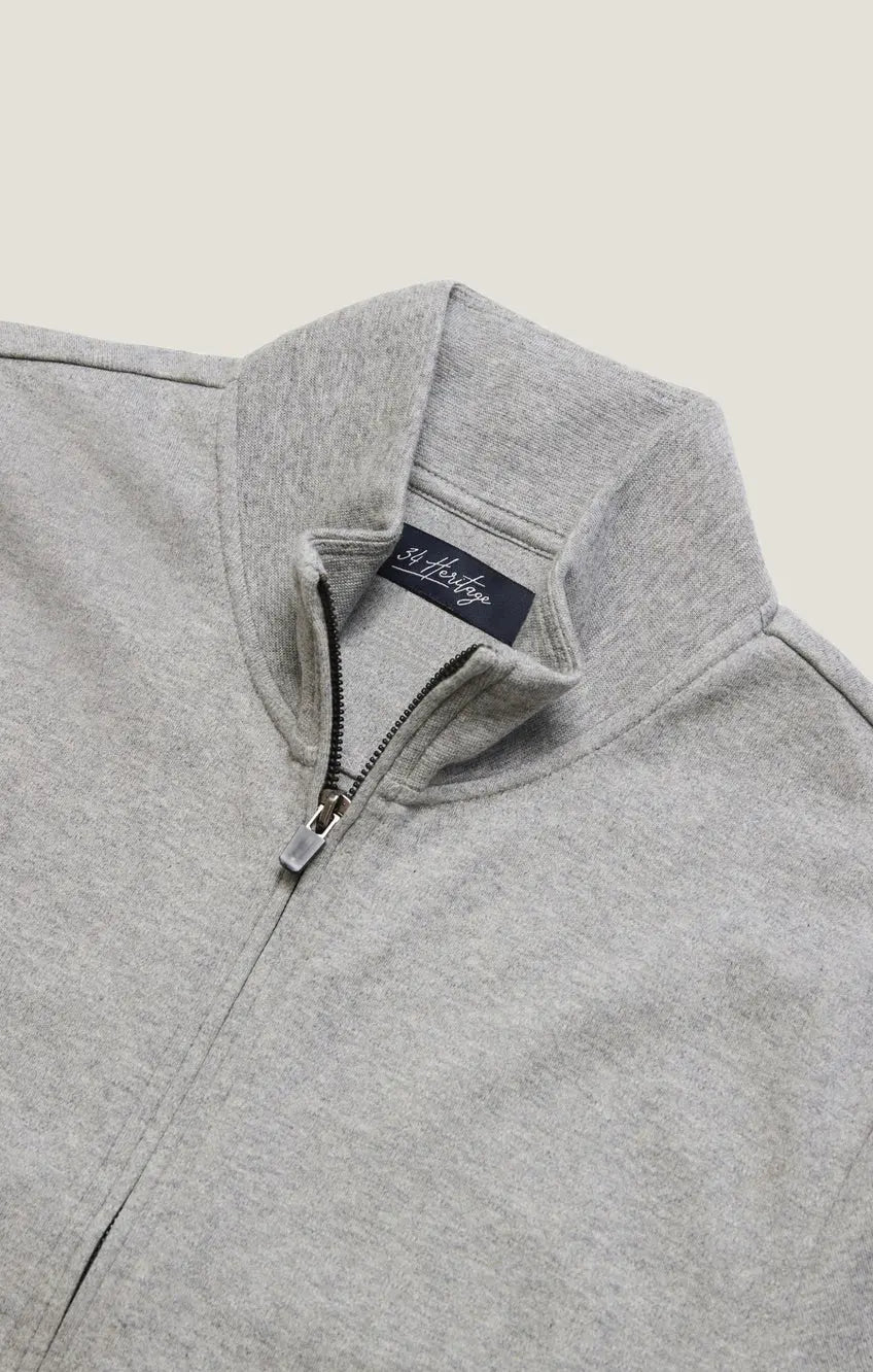 34 Heritage | High Neck Zip Up 34 Heritage