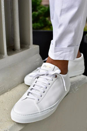 GOOD MAN BRAND | Edge Mono Lo Top Sneaker | White