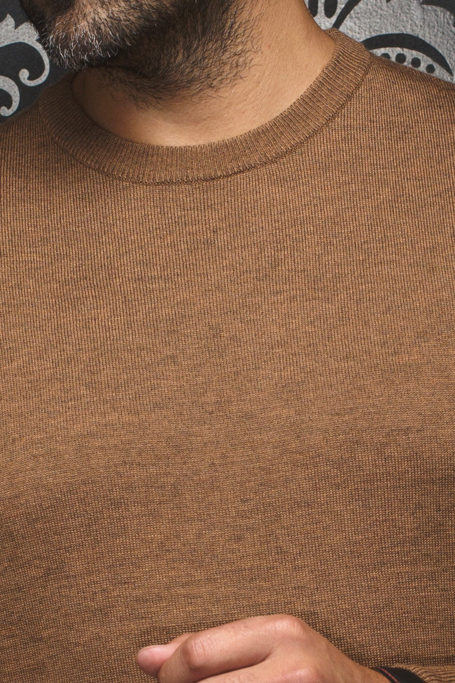 AU NOIR | Merino Wool Sweater | Marini Camel