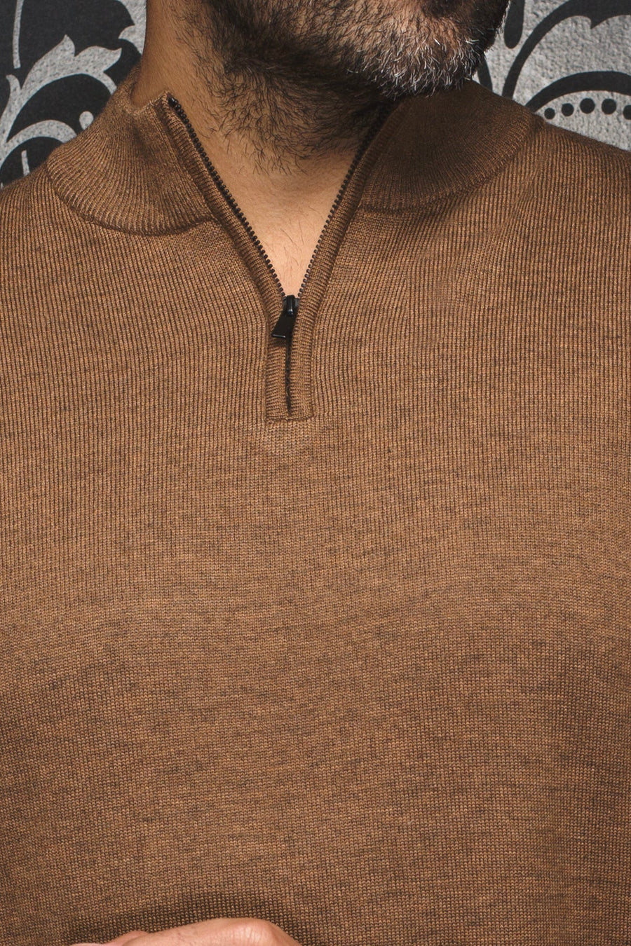 AU NOIR | Merino Wool Sweater | Mesta Camel