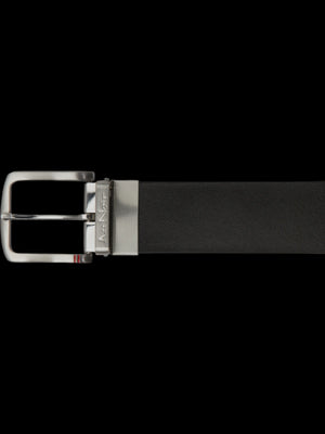 AU NOIR | Belt | Strauss Brushed Nickel Black/Brown Au Noir