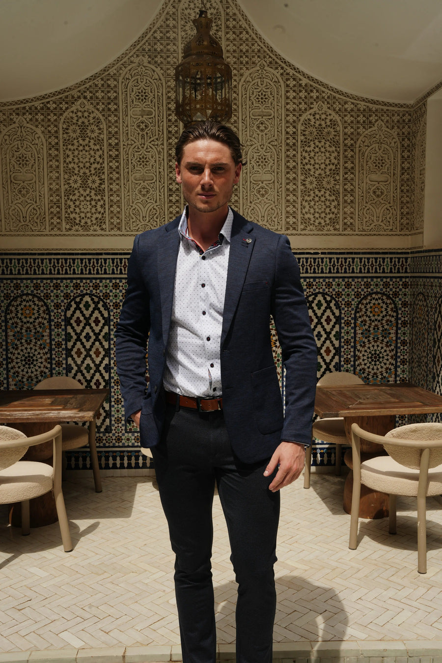 AU NOIR | Blazer | Delon Navy Au Noir