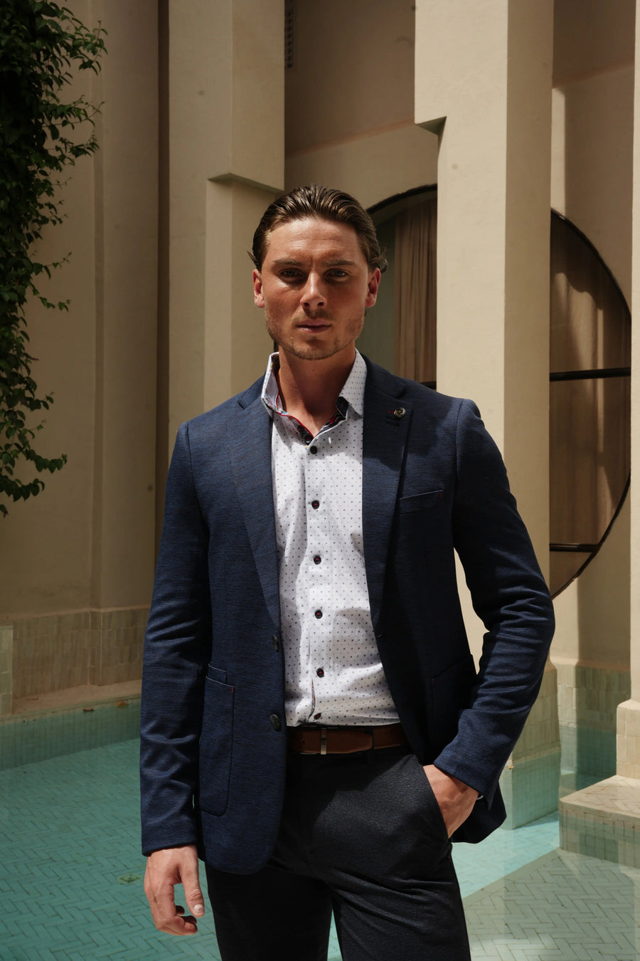 AU NOIR | Blazer | Delon Navy Au Noir