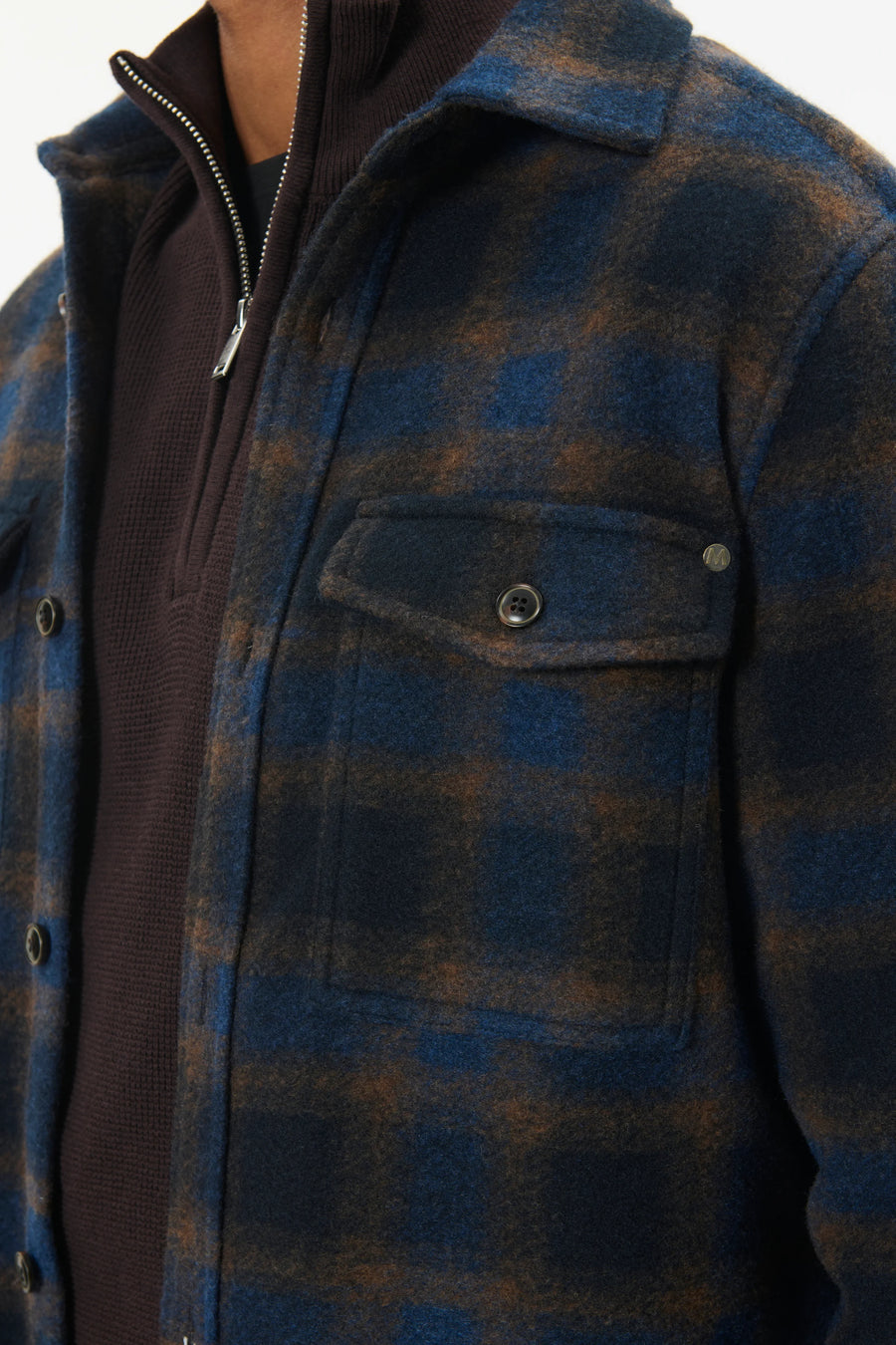 MATINIQUE | MAglibbon Heritage Overshirt | Dark Navy