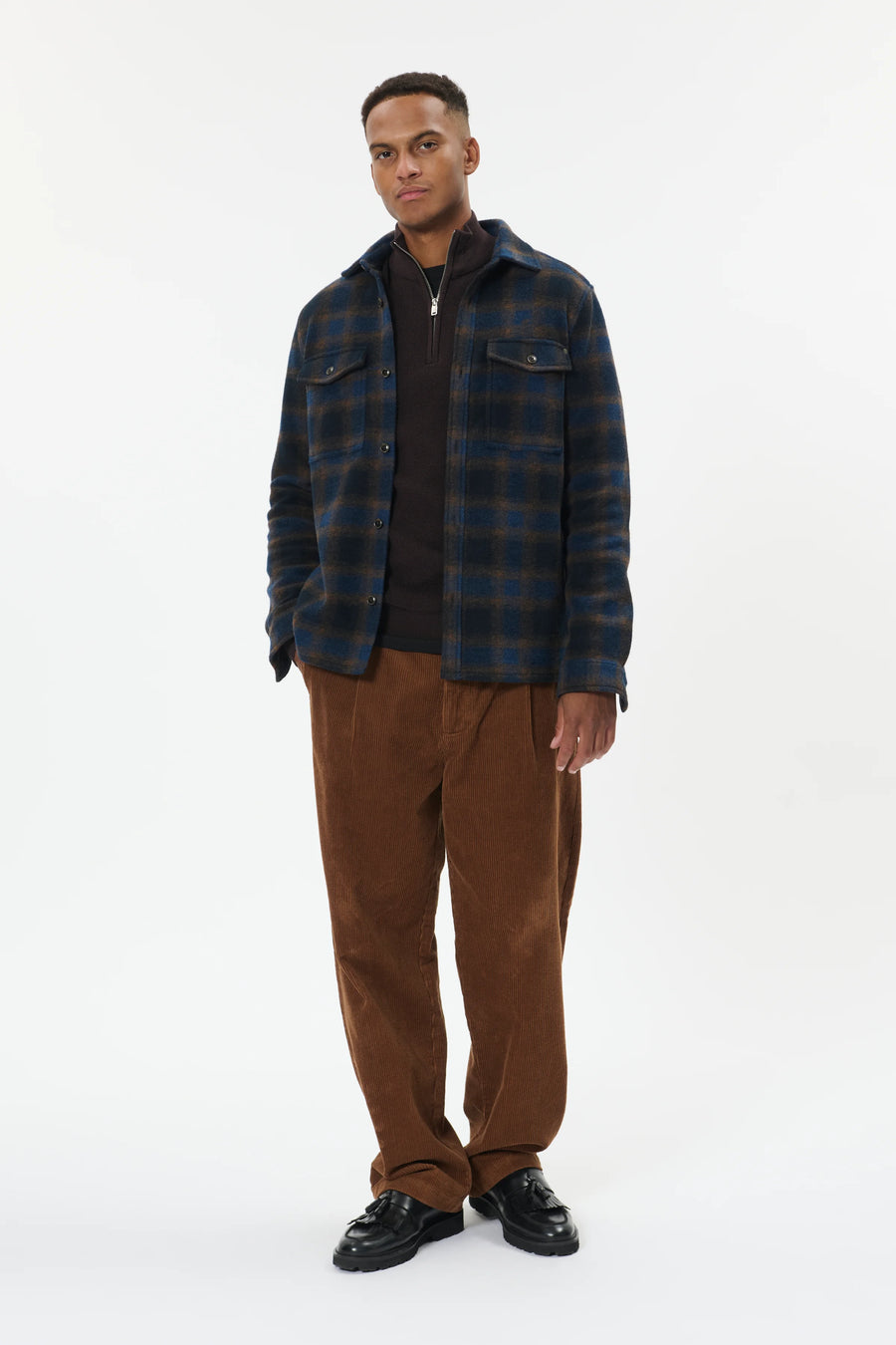 MATINIQUE | MAglibbon Heritage Overshirt | Dark Navy