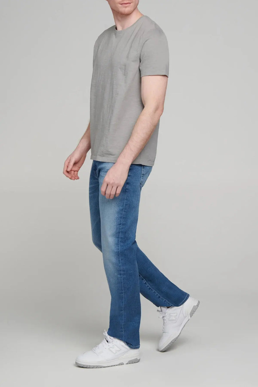 PURE & SIMPLE | Slub Jersey Crew Neck T-Shirt Monument Pure & Simple