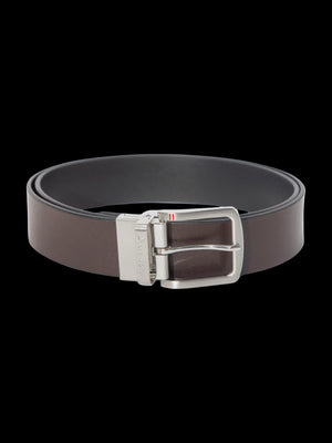 AU NOIR | Belt | Strauss Brushed Nickel Black/Brown Au Noir