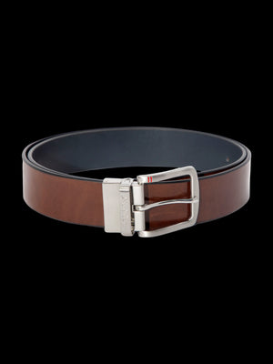 AU NOIR | Belt | Strauss Brushed Nickel Tan/Navy Au Noir