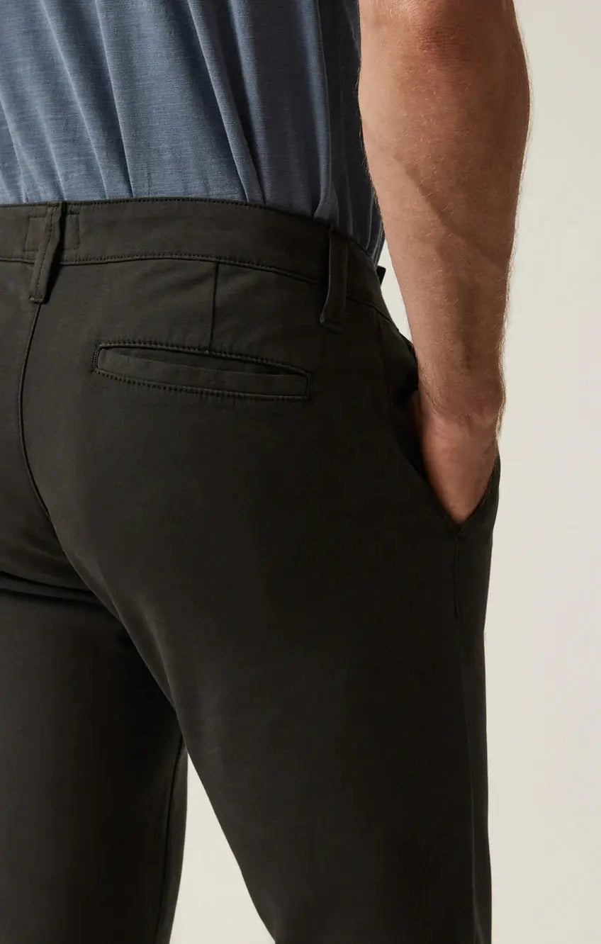 34 HERITAGE | Verona Chino Pants | Dark Grey High Flyer 34 Heritage