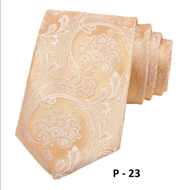ELDORADO | Tie Reg | Gold Paisley P-23 ELDORADO