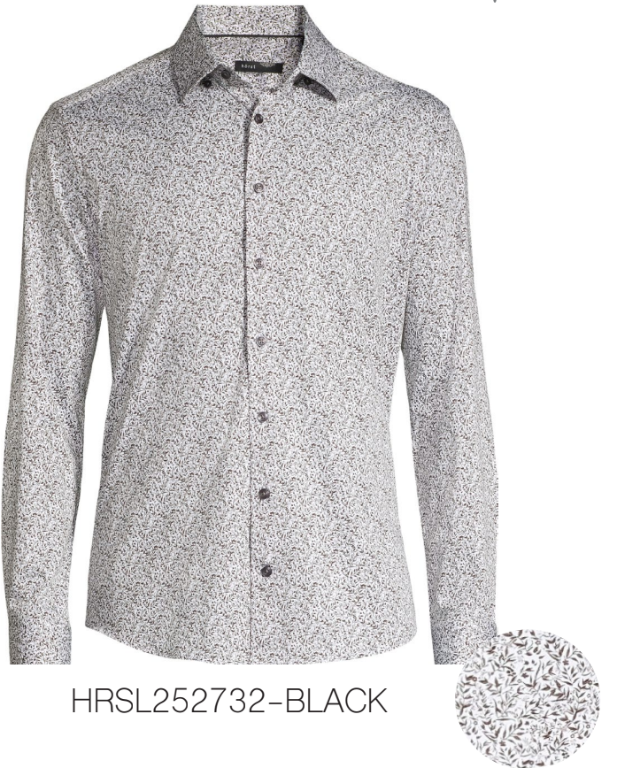 HORST | Sport Shirt  | White/Black