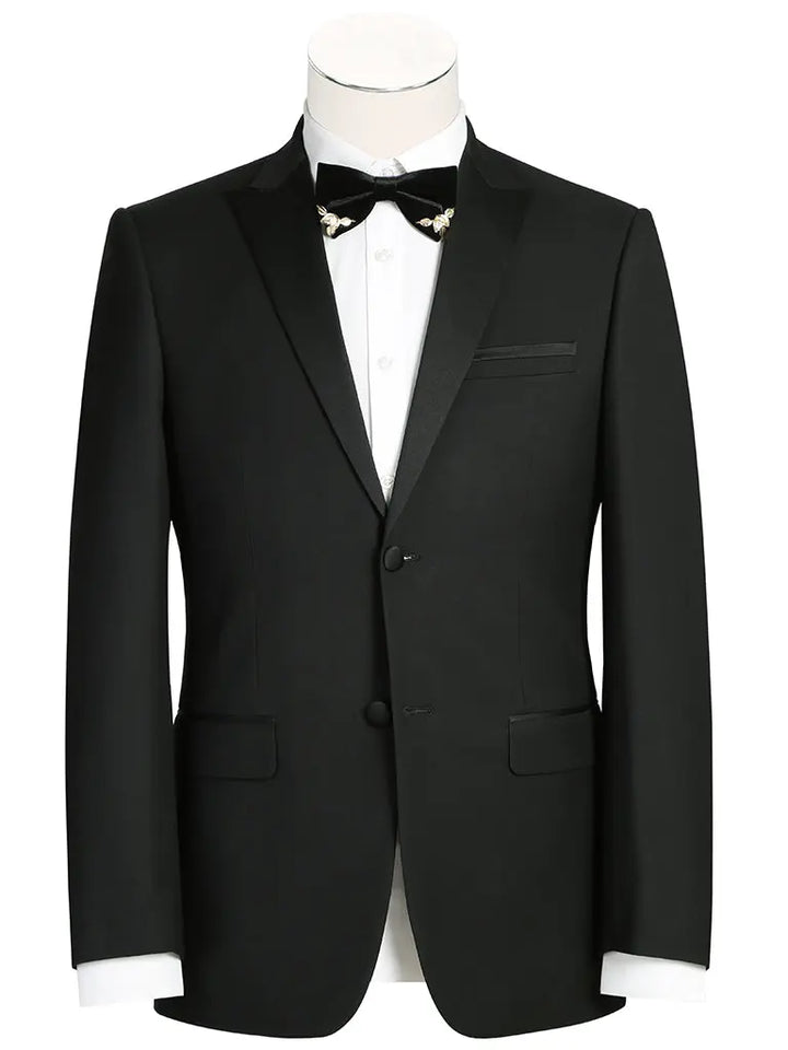 RENOIR | Slim Fit Tuxedo Jacket | Black 201-1SL RENOIR