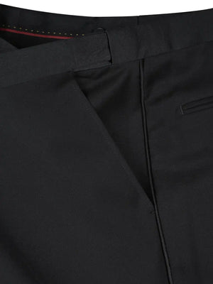 RENOIR | Slim Fit Tuxedo Pipping Pants | Black 201-1SL RENOIR
