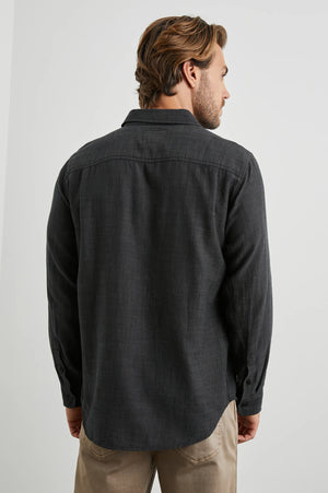 RAILS | Wyatt | Black Chambray - Brothers Clothing Co.