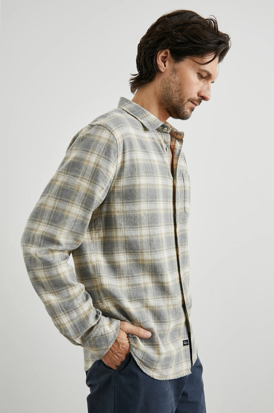 RAILS | Wyatt | Charcoal Desert Melange - Brothers Clothing Co.