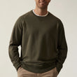 Load image into Gallery viewer, 34 Heritage | French Terry Crew Sweater | Pimento Olive
