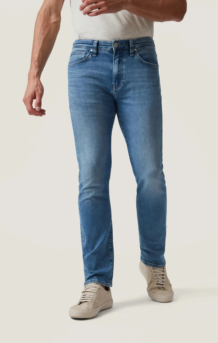 34 HERITAGE | Courage Straight Leg Jeans | Mid Brushed Organic Ultra 34 Heritage