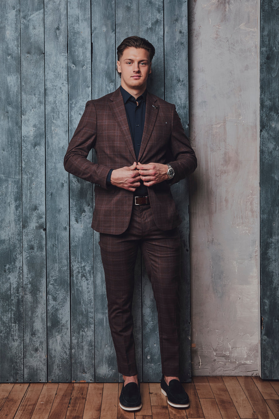 AU NOIR | Ultra Stretch Pants | Wesson-Farrell Rust