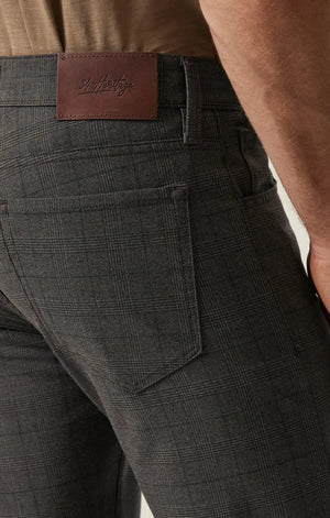 34 HERITAGE | Courage Straight Leg | Brown Elite Check 34 Heritage