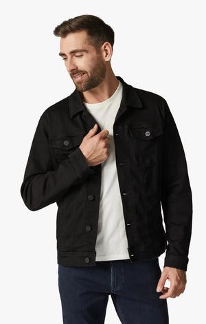 34 HERITAGE | Travis Jacket | Black Brushed Denim 34 Heritage