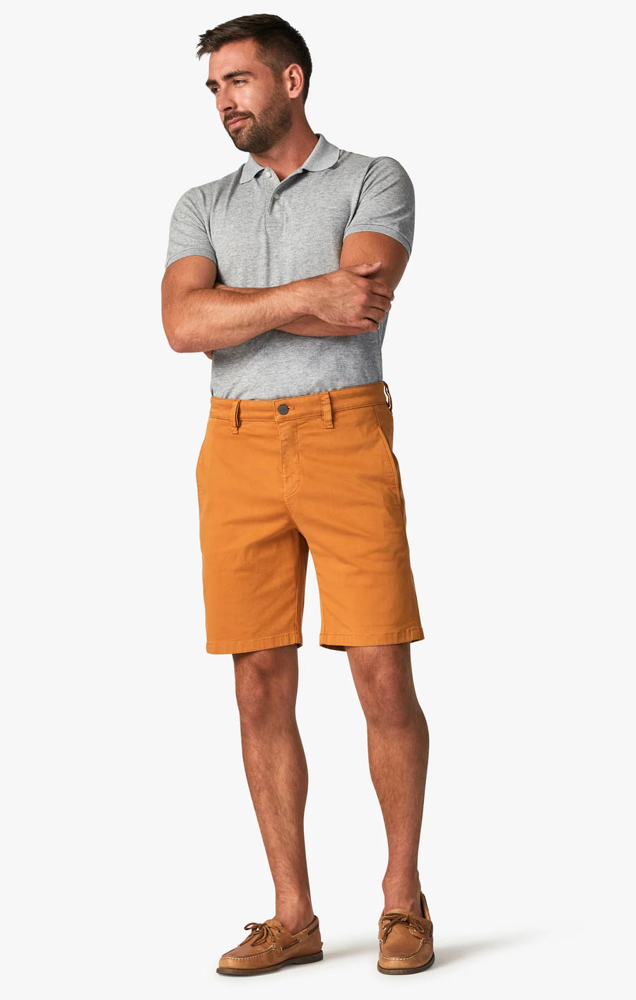 34 HERITAGE | Nevada Shorts | Almond Twill - Brothers Clothing Co.