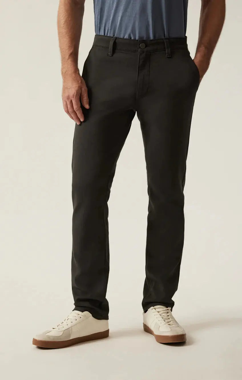 34 HERITAGE | Verona Chino Pants | Dark Grey High Flyer 34 Heritage