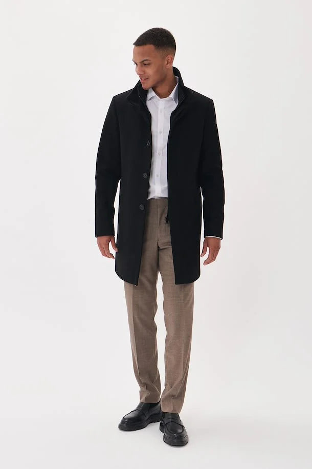 MATINIQUE | Harvey Classic Wool Coat - Brothers Clothing Co.