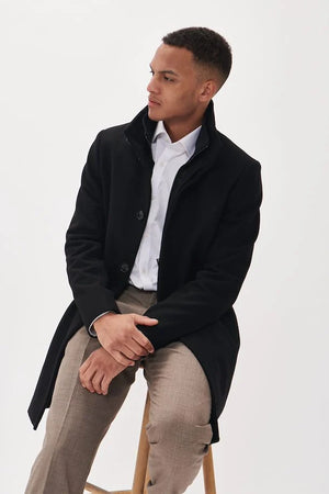 MATINIQUE | Harvey Classic Wool Coat - Brothers Clothing Co.