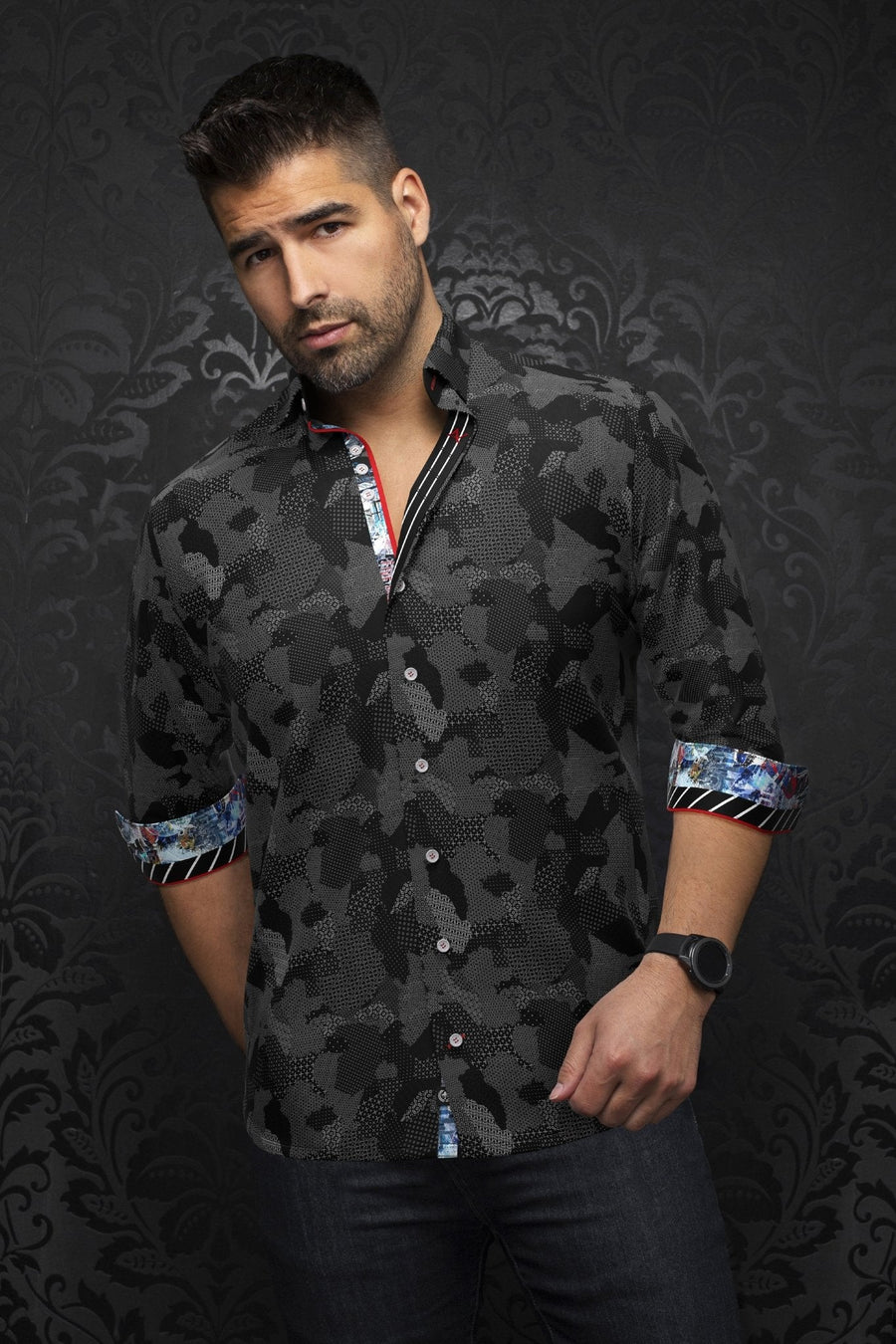 CHEMISE | ABRAHAM, Black - AU NOIR