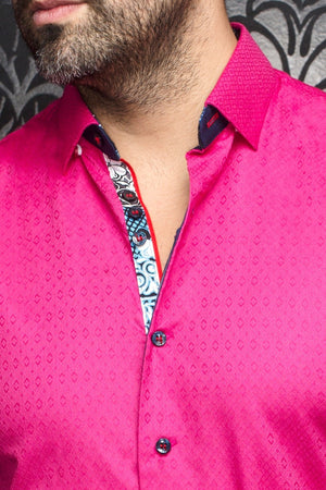 CHEMISE | ADJANI, Fuschia - AU NOIR