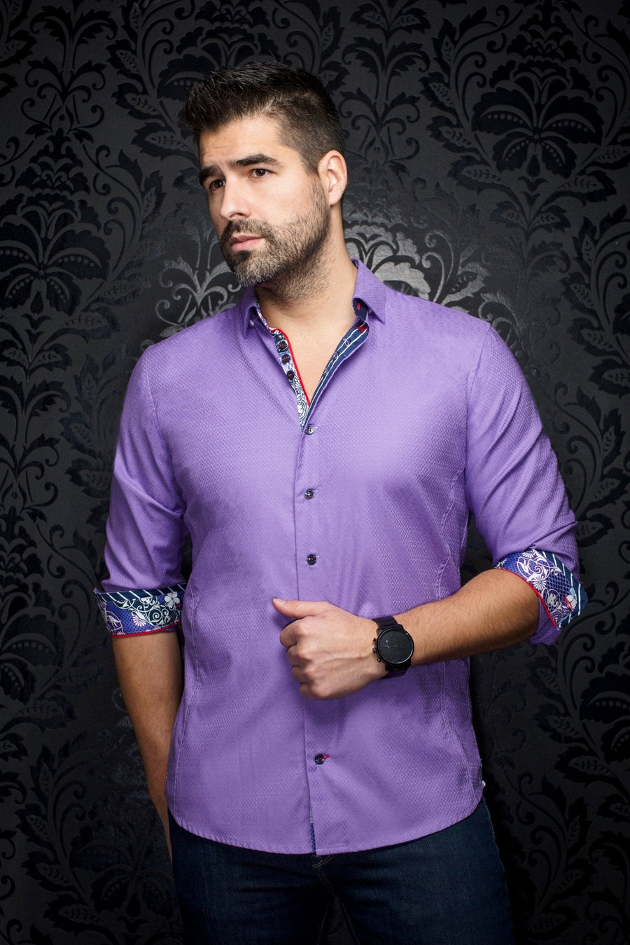 CHEMISE | ADJANI, Lavender - AU NOIR