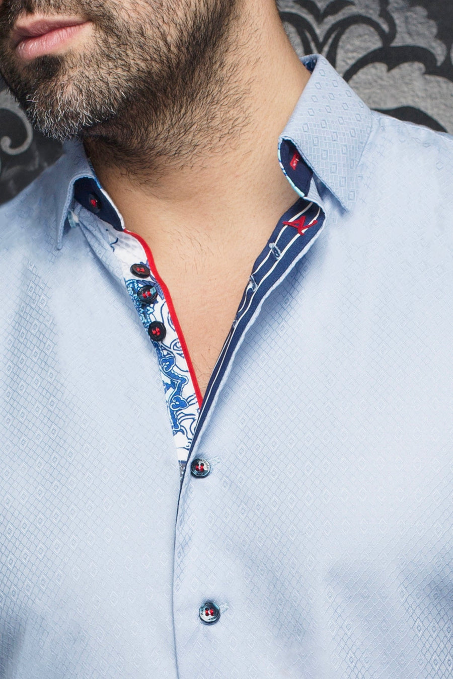 CHEMISE | ADJANI, Light Blue - AU NOIR