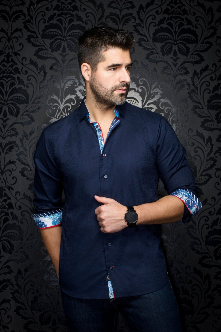 CHEMISE | ADJANI, Navy - AU NOIR