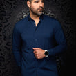 Load image into Gallery viewer, Chemise | ALEXANDER-FAN, Navy - AU NOIR
