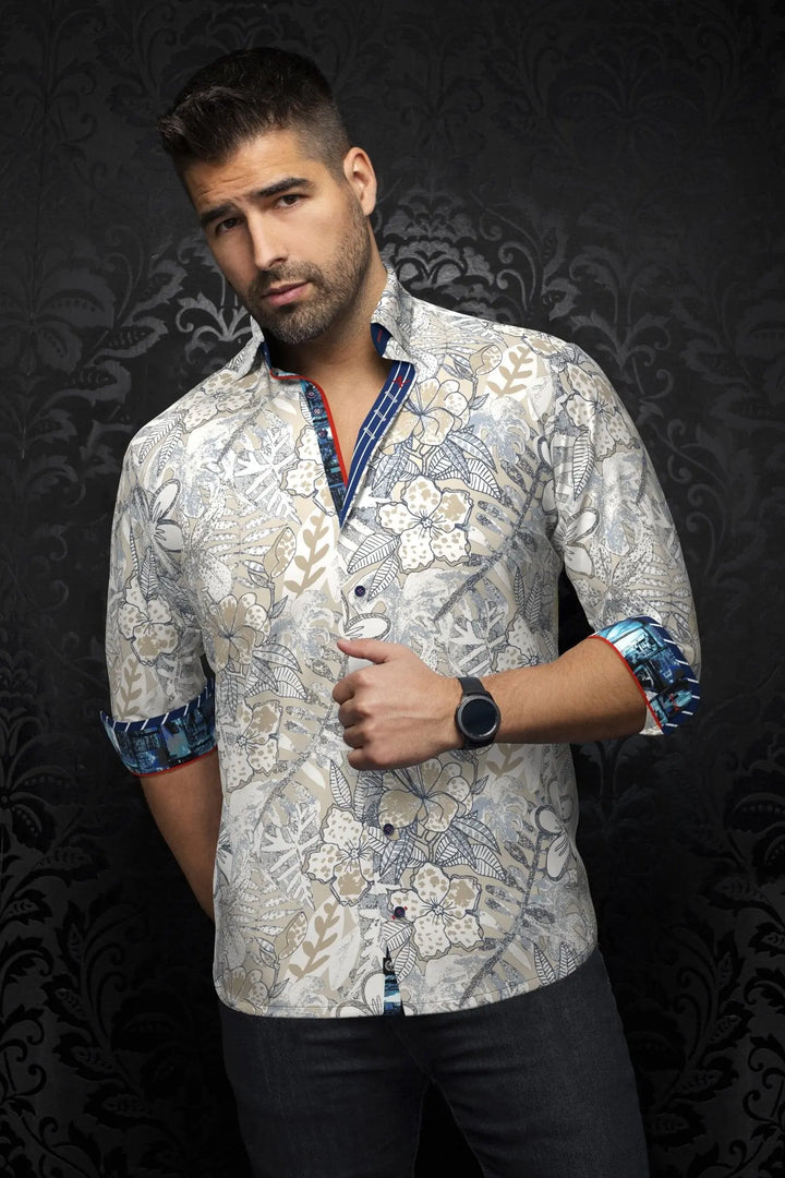 CHEMISE | ALVARADO, Stone - AU NOIR