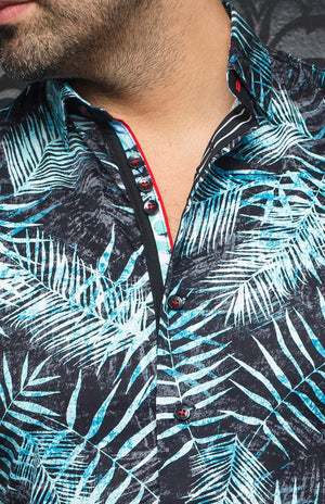 Chemise - ARECA, Turquoise - AU NOIR