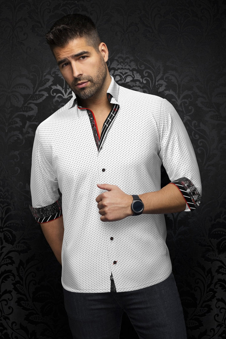 CHEMISE | BALLERINI, White Black - AU NOIR