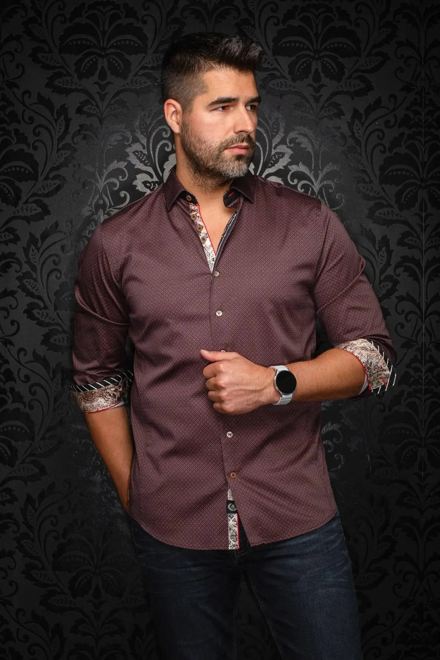 CHEMISE | BANGALORE, Cabernet Tobacco - AU NOIR