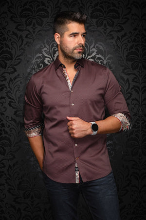 CHEMISE | BANGALORE, Cabernet Tobacco - AU NOIR