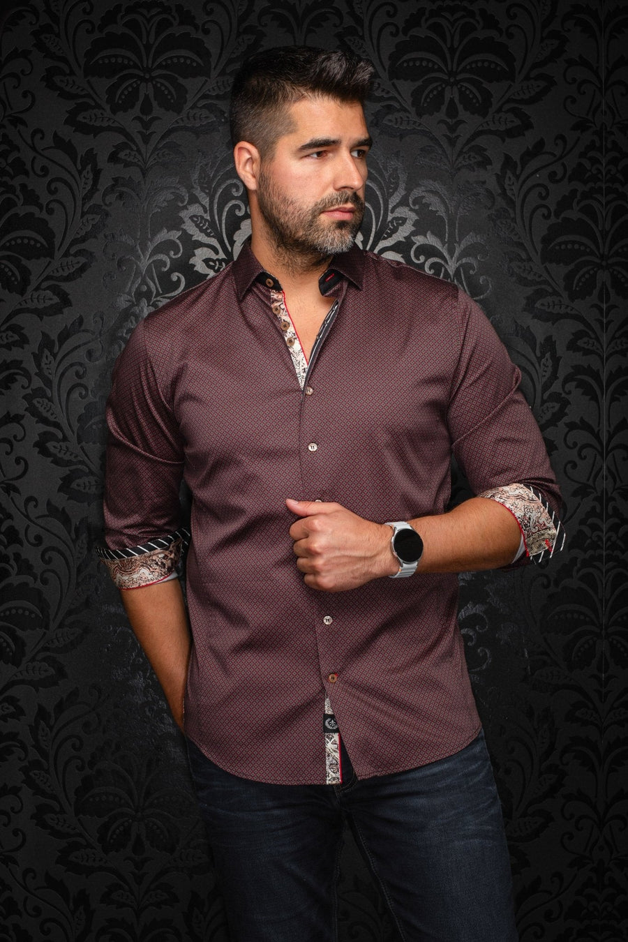 CHEMISE | BANGALORE, Cabernet Tobacco - AU NOIR