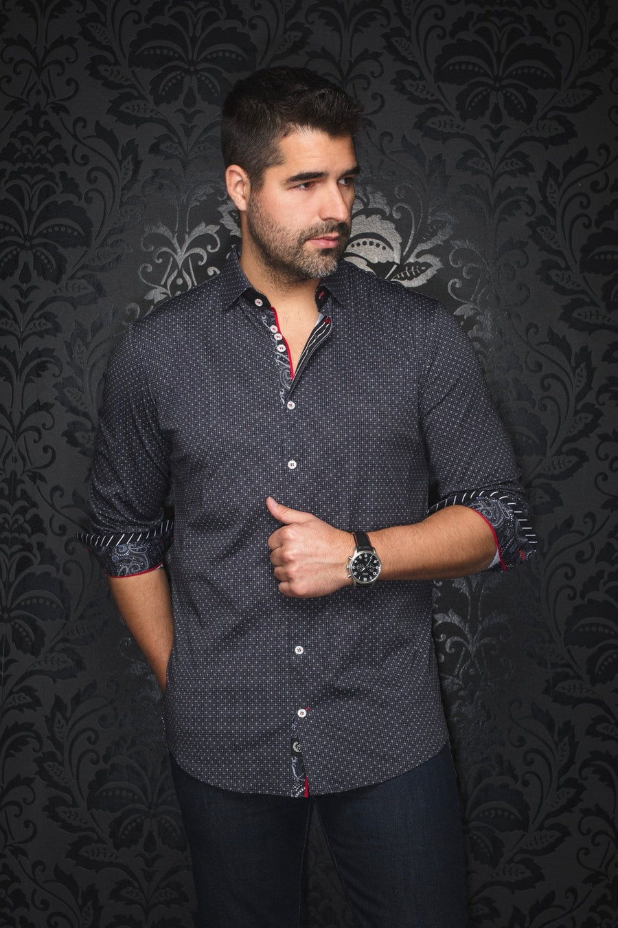 CHEMISE | CALDARA, Black - AU NOIR