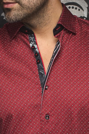 CHEMISE | CARELLI, Burgundy - AU NOIR