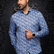 Load image into Gallery viewer, CHEMISE | CLOUDSPIN, Blue Mutli - AU NOIR
