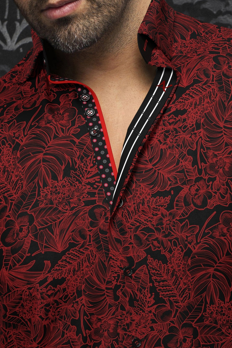 CHEMISE | DORSET, Red - AU NOIR