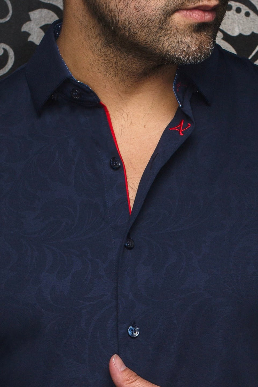 CHEMISE | DUNN, Navy - AU NOIR