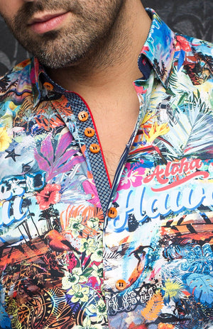 Chemise - HONOLULU, bright multi - AU NOIR