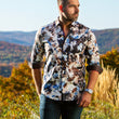 Load image into Gallery viewer, CHEMISE | MAGNUS, Blue Brown - AU NOIR
